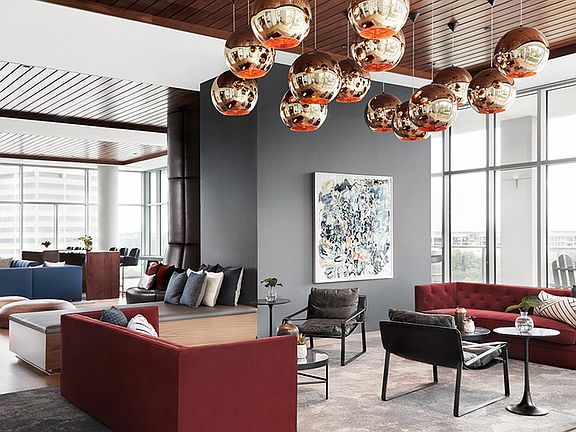 Resident lounge with plush seating