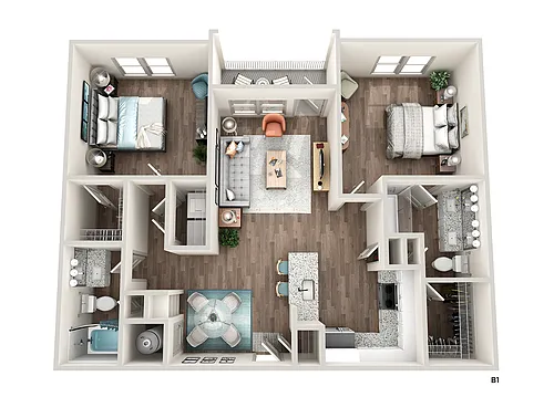Floor plan B1