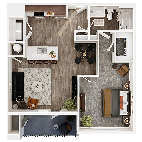 Floor plan A1 The Meadow