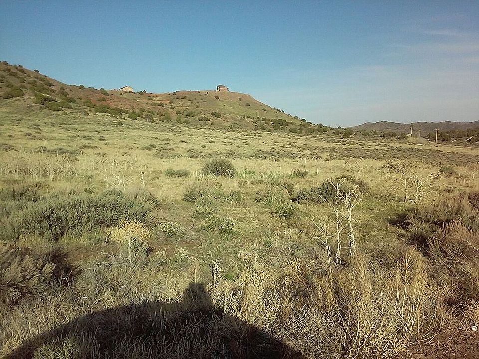 Looking east at the property