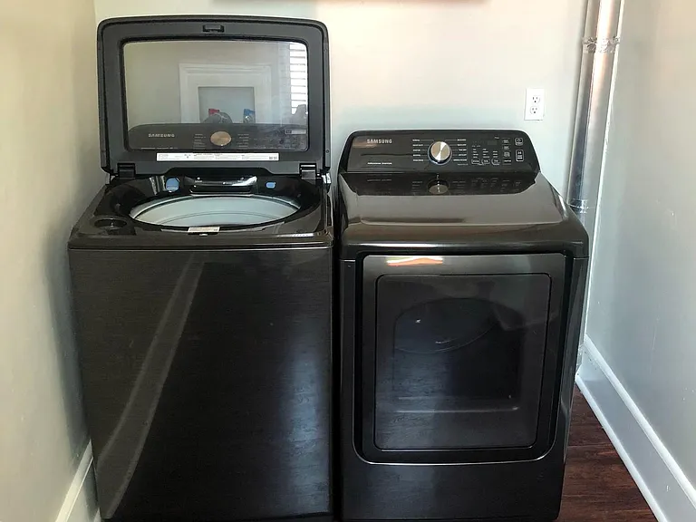 Washer and Dryer provided, main level
