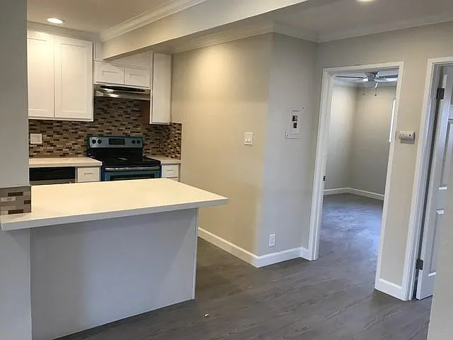 Leading into the bedroom