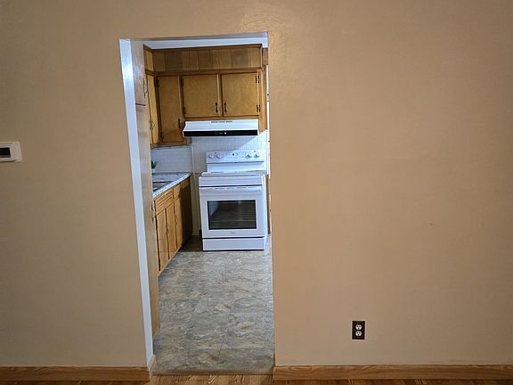 Living room looking into the kitchen