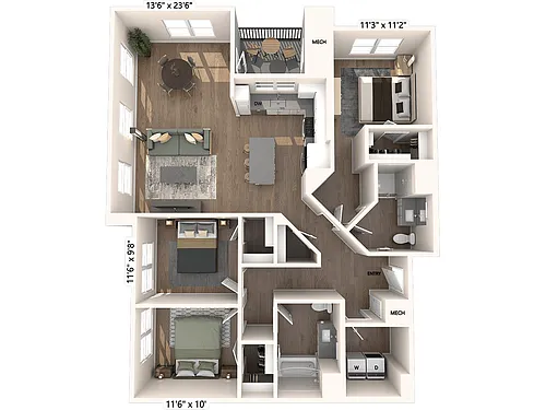 Floor plan C4-Upgrade