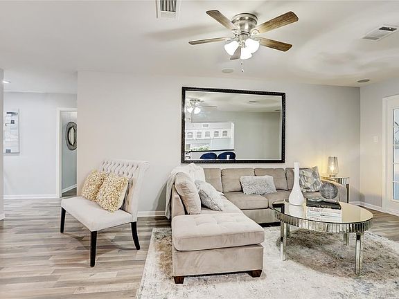 Nice family room with new flooring and all the latest and greatest features