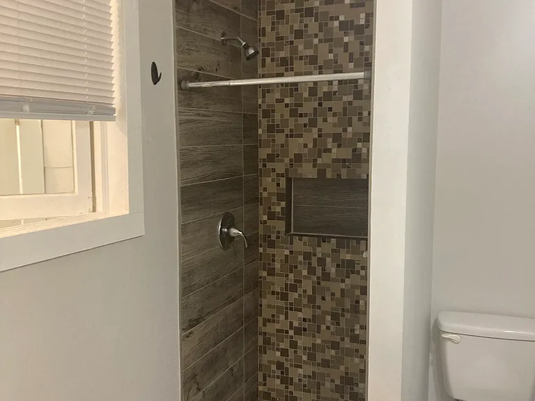 Shower in Main bathroom