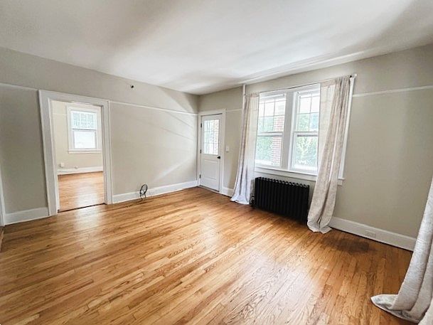 bedroom is off the living room