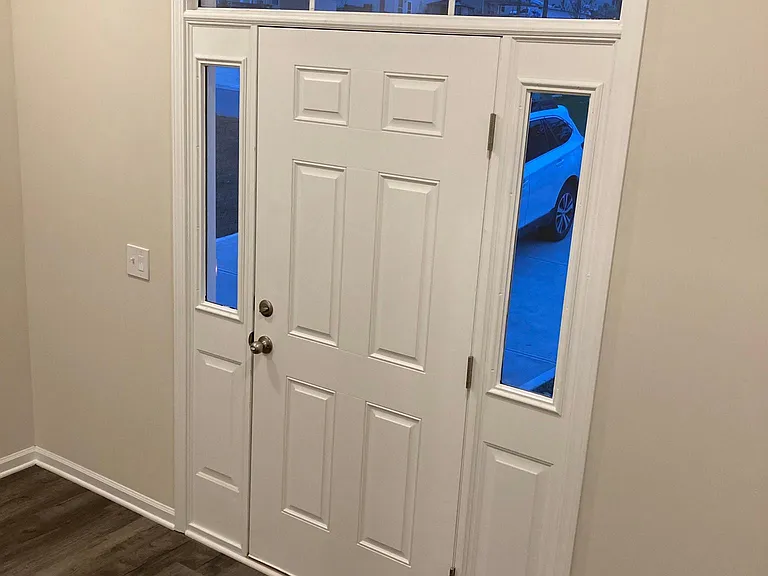 Foyer showing front door