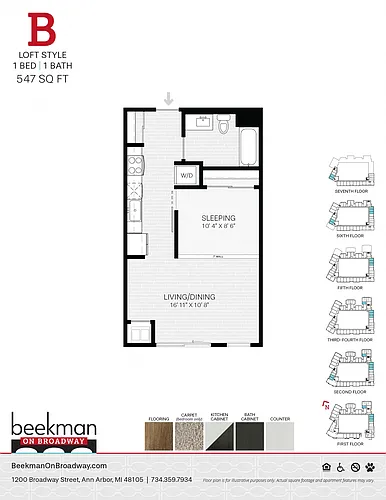 Floor plan B
