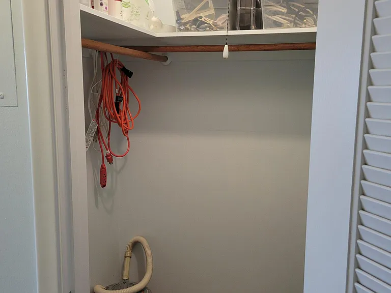 walk in hall closet