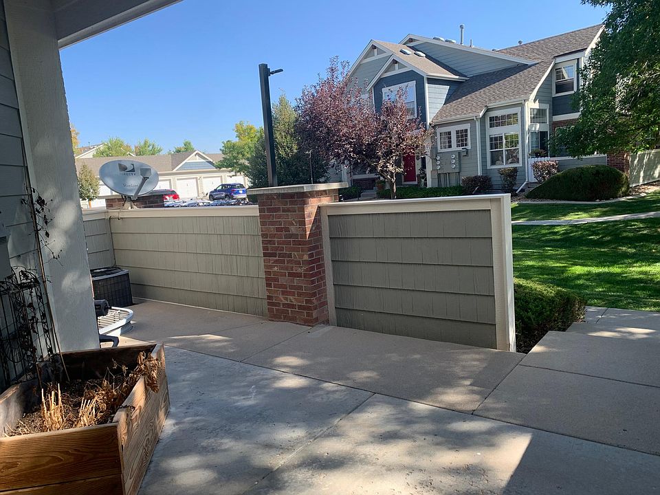 View from front door, large patio