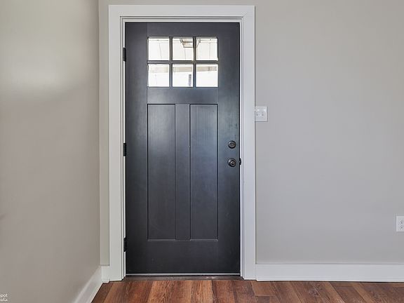 Inside look at front door