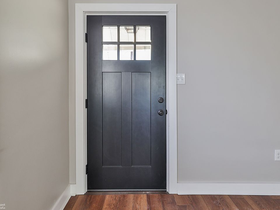 Inside look at front door