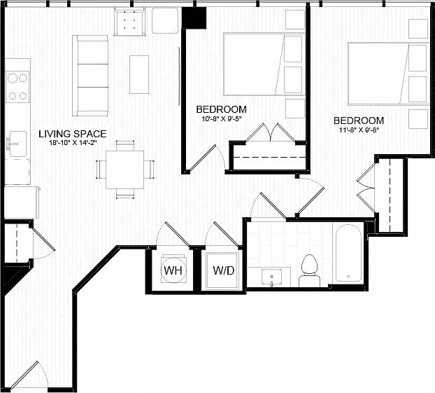 Floor plan 2A-1