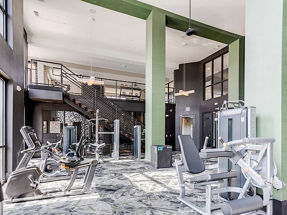 Two-Story Fitness Center with Cardio, Resistance & Free Weights