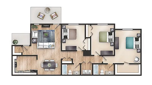 Floor plan Cherie