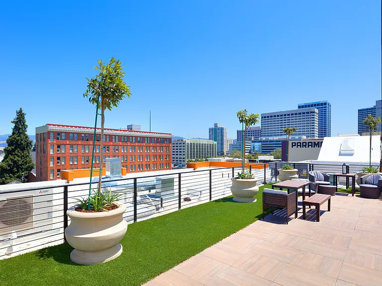 Rooftop deck