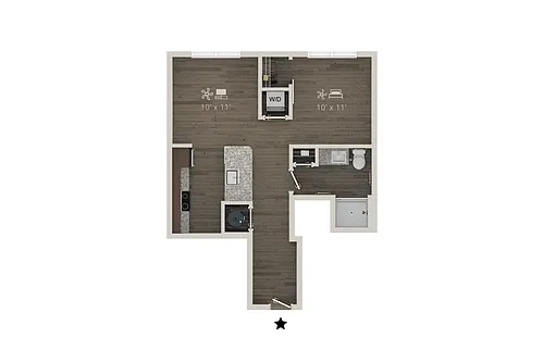 Floor plan Studio