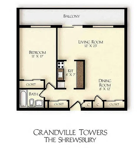Floor plan Shrewsbury