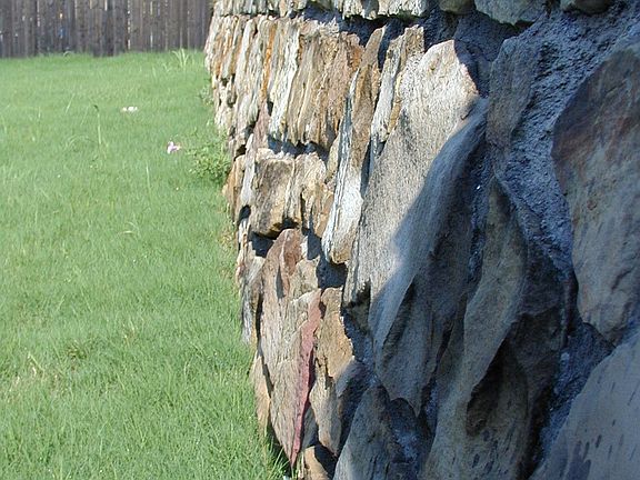 BackYard Raised Rock Garden 