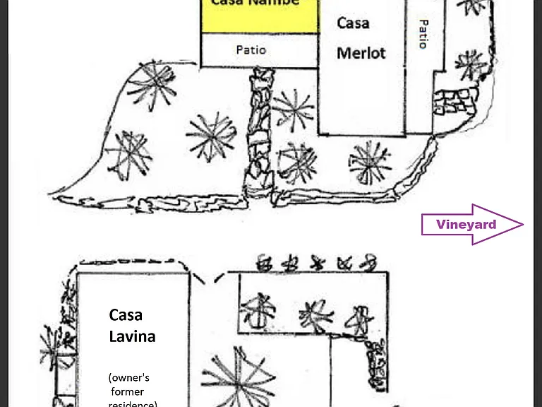 This address hosts 4 separate homes. Casa Nambe is the smallest & least expensive.
