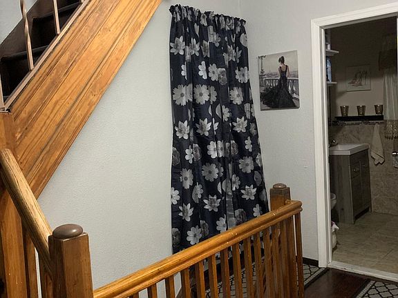 Second floor and stairway leading to the attic