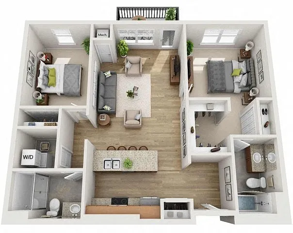 Floor plan B