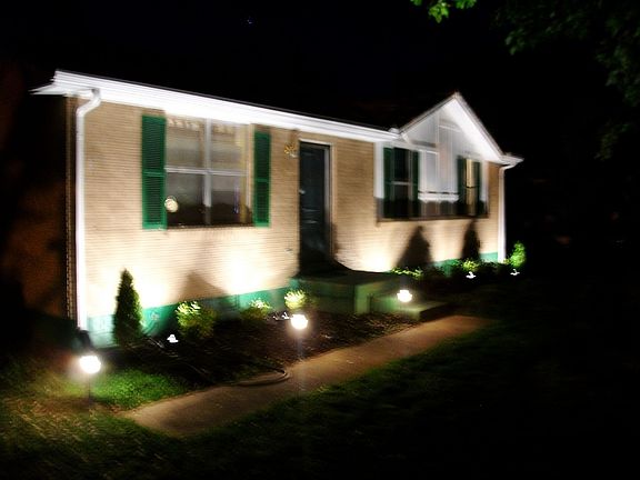 Front View at Night