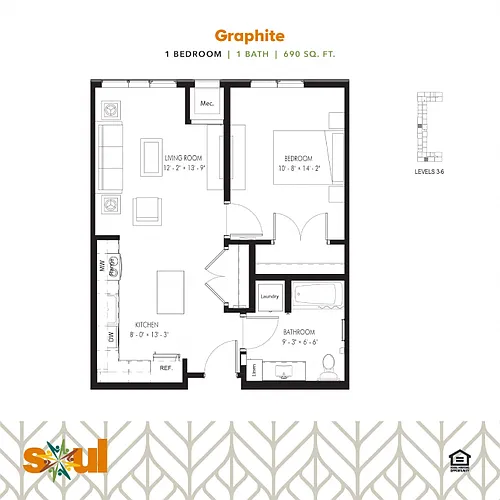 Floor plan Graphite
