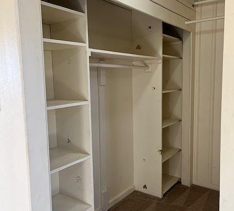 ample closet space