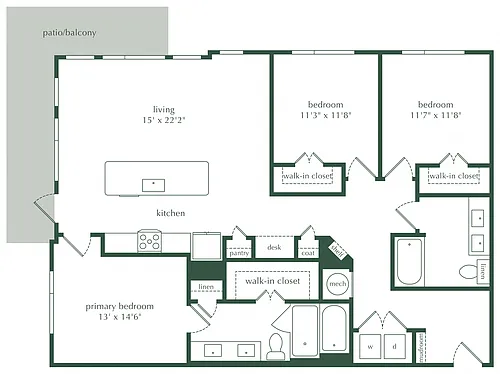 Floor plan C1