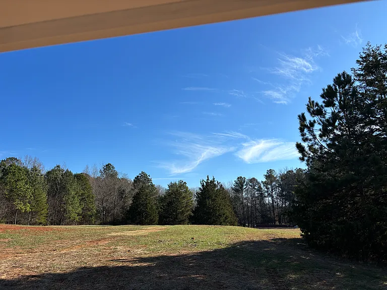 back porch pastoral view