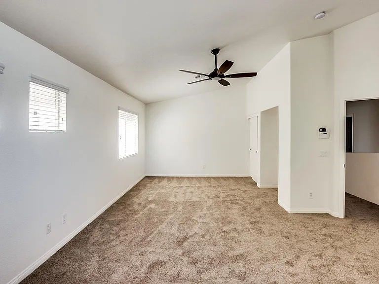 Master bedroom, extended sitting room