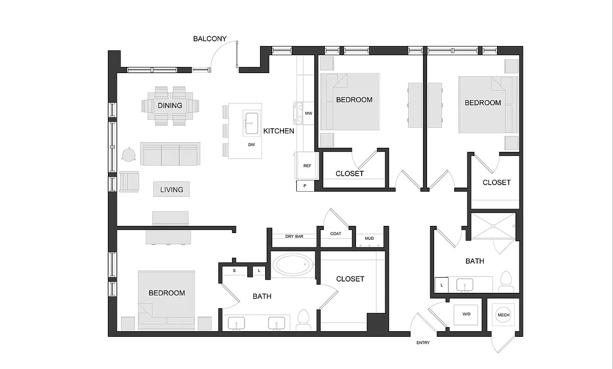 Floor plan C1 Alt2