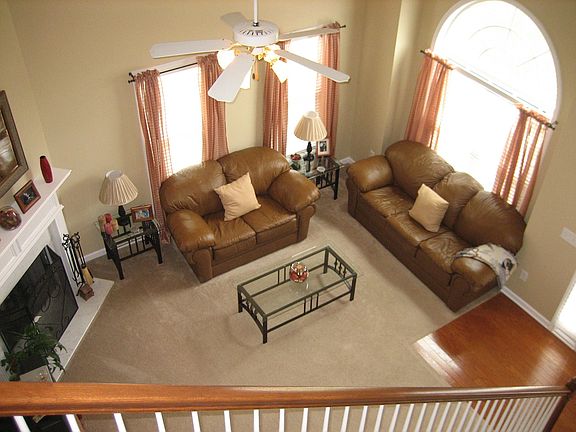 spacious 2-story family room