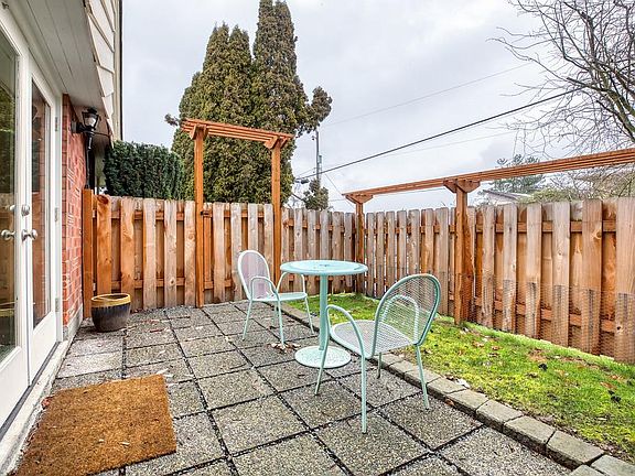 French doors to your own private fenced yard!