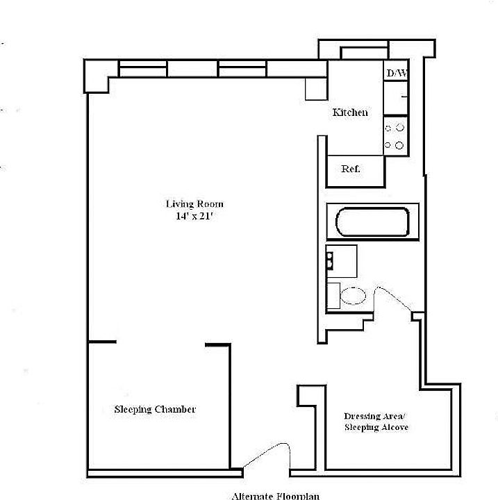 1st image of 333 W 56th St APT 8L