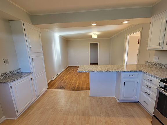 Kitchen into dinning room