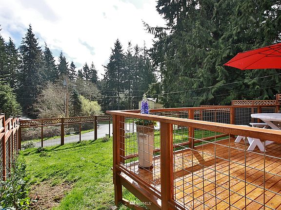 Enjoy your morning cup of tea from your front deck. 