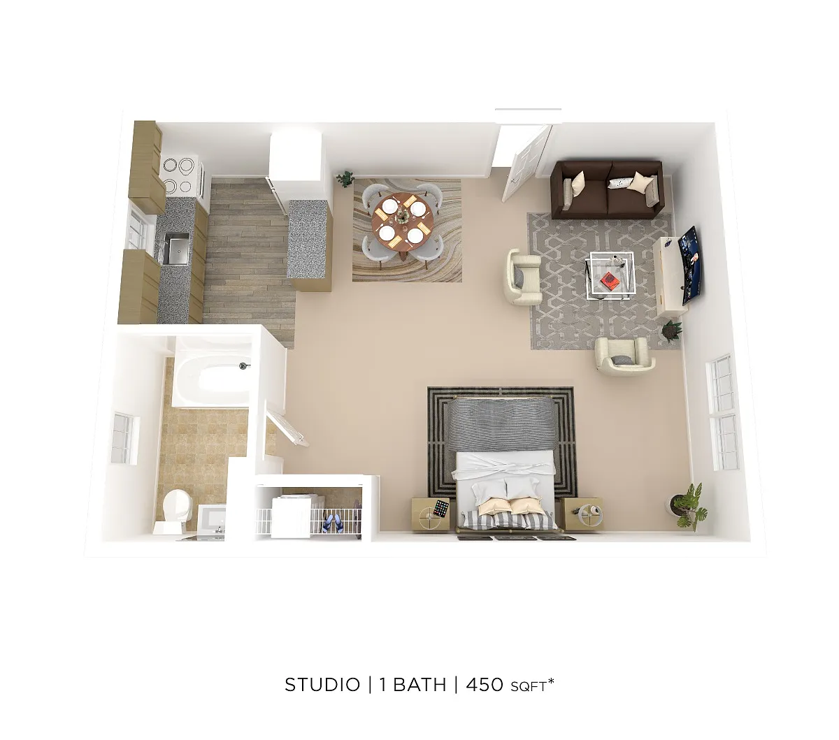 Floor plan Studio