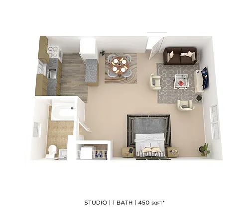 Floor plan Studio