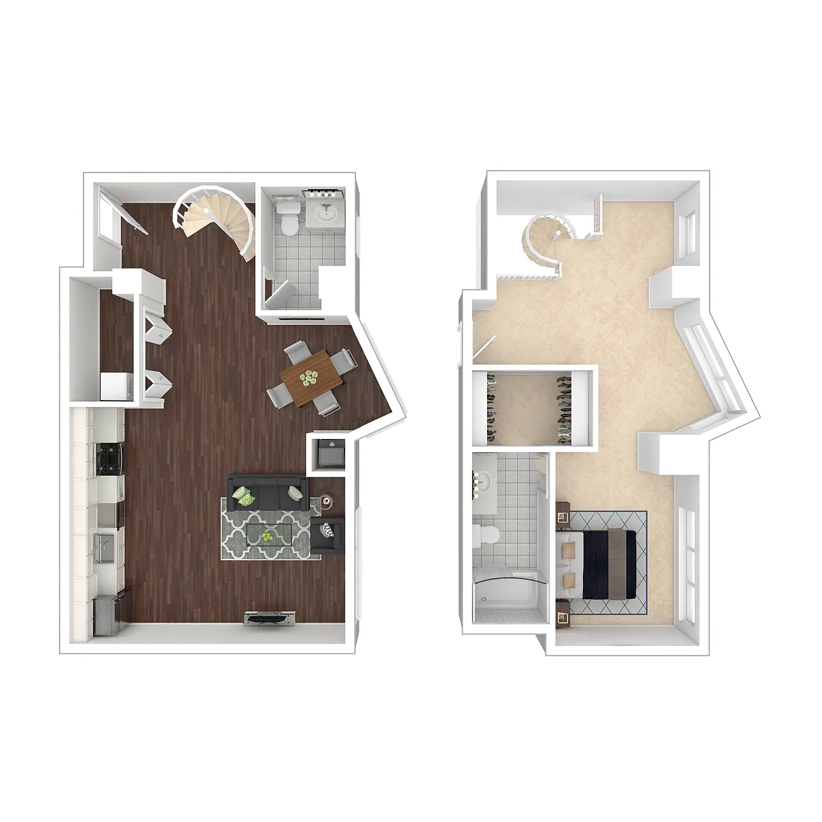 Floor plan Townhouse a1.1.5