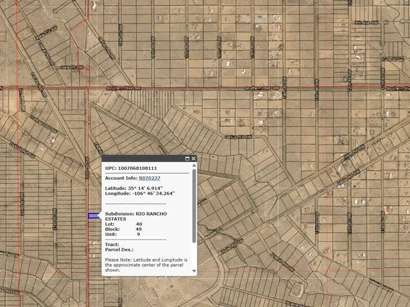20th U9 B49 L40 St SW #9, Rio Rancho, NM 87124