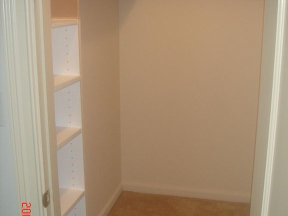 Walk in bedroom closet