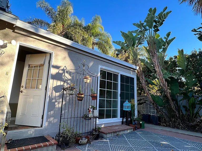 Back door and Rear patio