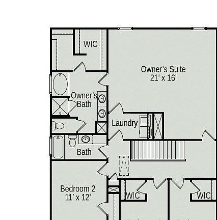 Rendering of 2nd Floor