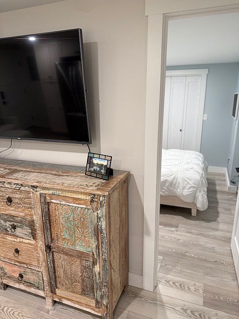 Bedroom entrance from the living area