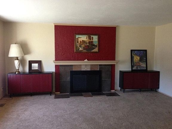 Living room without furniture
