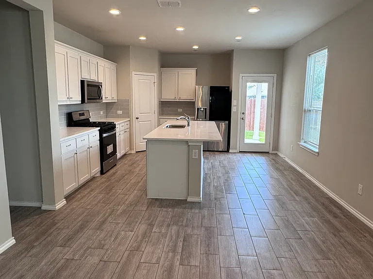 Large open concept.