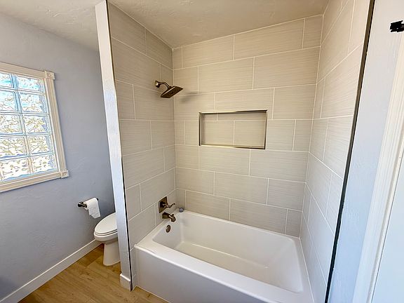 New master bathtub w/ shower.